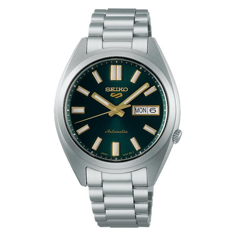 The Watch Boutique Seiko 5 Sports SNXS Vintage Gold Collection – in ‘Green Tie’ Automatic Watch