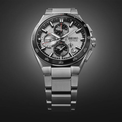 The Watch Boutique Seiko Astron GPS Solar Chronograph Silvery Night - SSH153J1
