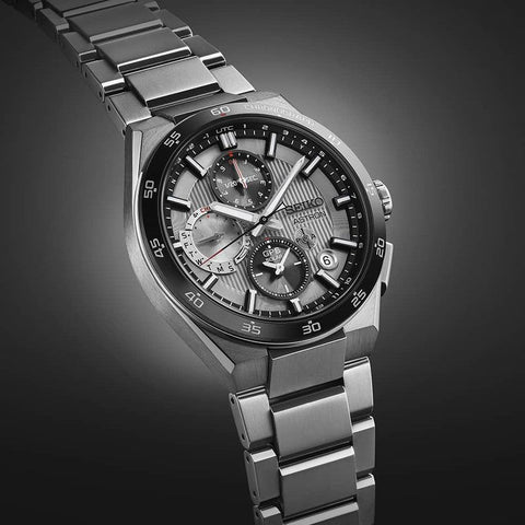 The Watch Boutique Seiko Astron GPS Solar Chronograph Silvery Night - SSH153J1