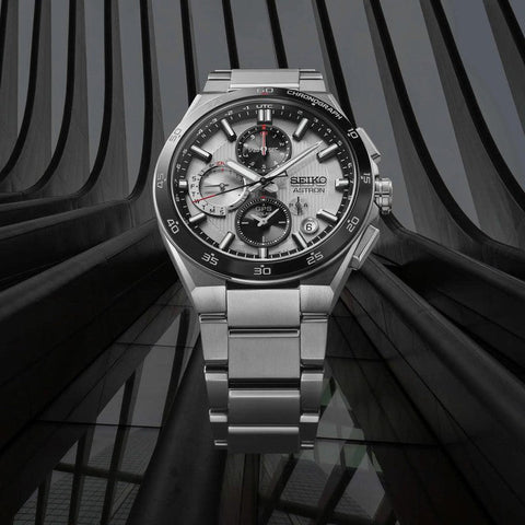 The Watch Boutique Seiko Astron GPS Solar Chronograph Silvery Night - SSH153J1