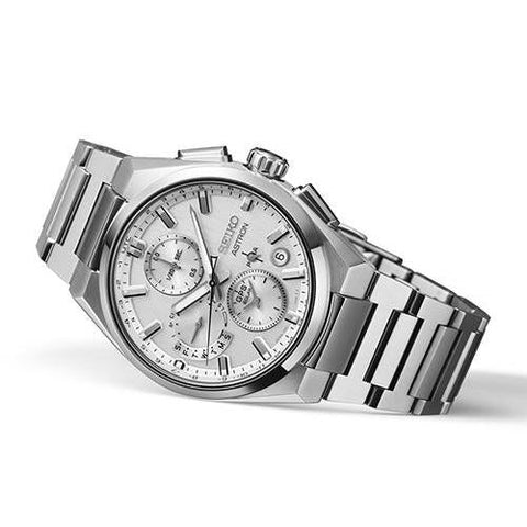 The Watch Boutique Seiko Astron GPS Solar Dual-Time Chronograph Watch