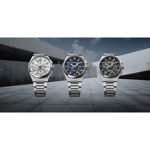 The Watch Boutique Seiko Astron GPS Solar Dual-Time Chronograph Watch
