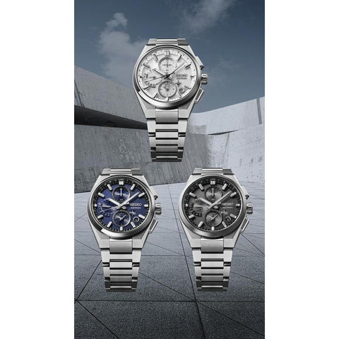 The Watch Boutique Seiko Astron GPS Solar Dual-Time Chronograph Watch