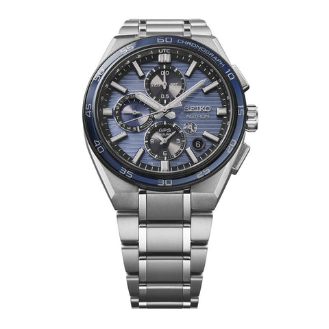 The Watch Boutique Seiko Astron GPS Solar Dual-Time Chronograph Watch - SSH175J1