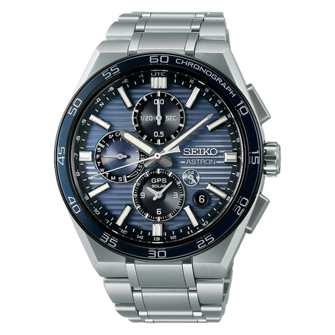 The Watch Boutique Seiko Astron GPS Solar Dual-Time Chronograph Watch - SSH175J1