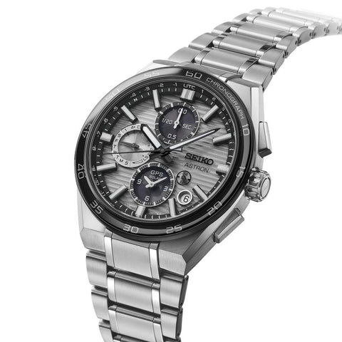 The Watch Boutique Seiko Astron GPS Solar Dual Time Chronograph Watch - SSH177J1