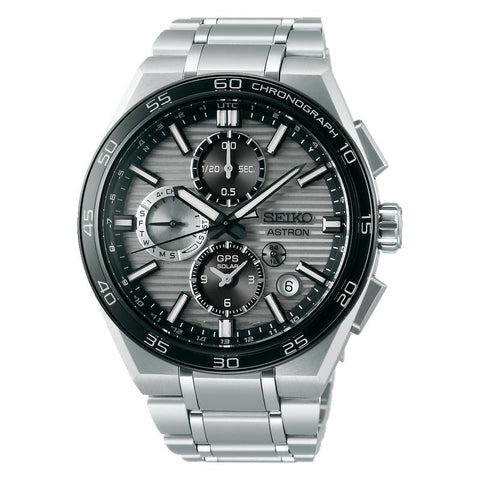 The Watch Boutique Seiko Astron GPS Solar Dual Time Chronograph Watch - SSH177J1