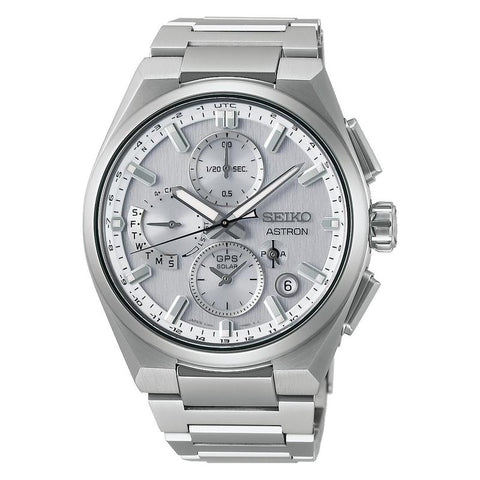 The Watch Boutique Seiko Astron GPS Solar Dual-Time Chronograph Watch