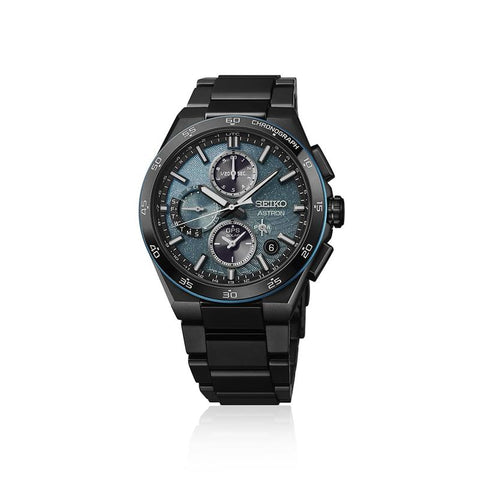 Seiko Astron GPS Solar Spiral Galaxy Chronograph Watch