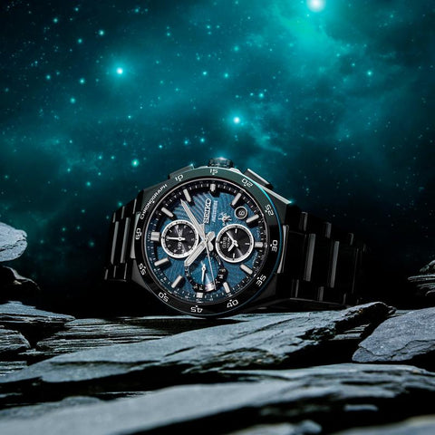 Seiko Astron GPS Solar Spiral Galaxy Chronograph Watch