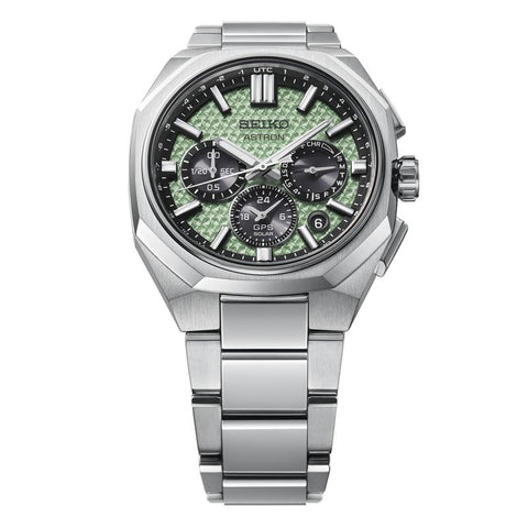 The Watch Boutique Seiko Astron Men's GPS 2026 Limited Edition Titanium Crystal Green Watch