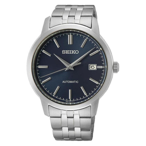 The Watch Boutique Seiko Gents Dress Metal Blue Dial Automatic Watch