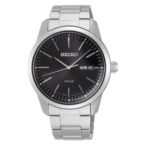 The Watch Boutique Seiko Gents Stainless Steel Solar Watch - SNE527P1
