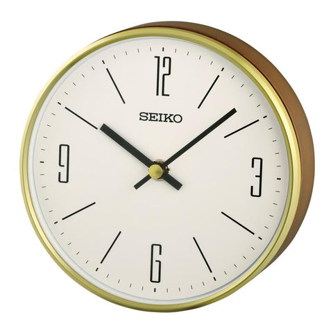 The Watch Boutique Seiko Gold Desk Clock - QXG158GN
