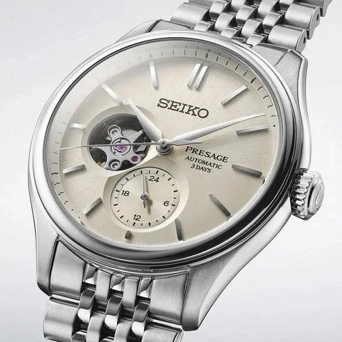 The Watch Boutique Seiko Presage Classic Series Shiro-iro Open heart - SPB469J1