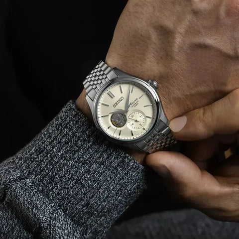 The Watch Boutique Seiko Presage Classic Series Shiro-iro Open heart - SPB469J1