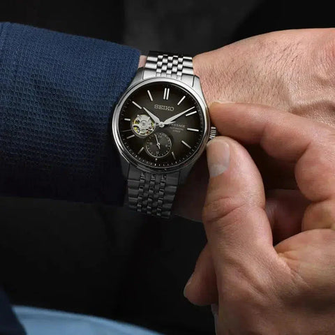 The Watch Boutique Seiko Presage Classic Series Sumi-iro Open heart - SPB471J1