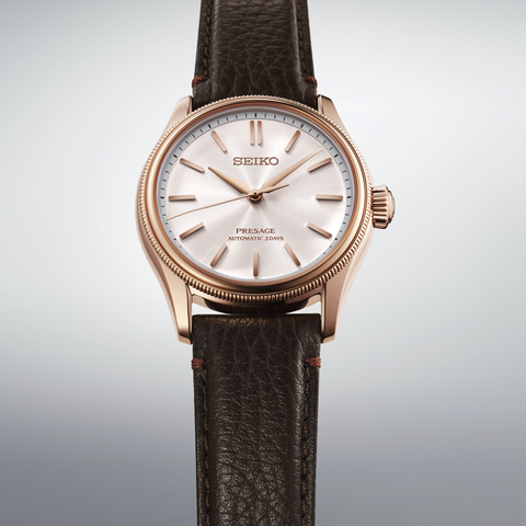 The Watch Boutique Seiko Presage Classic "Tomioka Silk" Pearl Dial Men's Automatic Watch