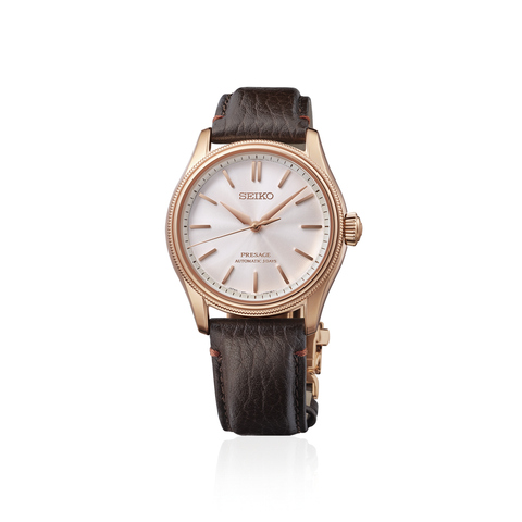 The Watch Boutique Seiko Presage Classic "Tomioka Silk" Pearl Dial Men's Automatic Watch