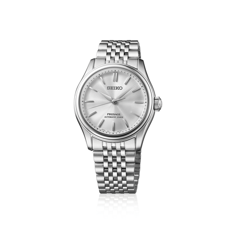 The Watch Boutique Seiko Presage Classic White Dial Men's Automatic Watch