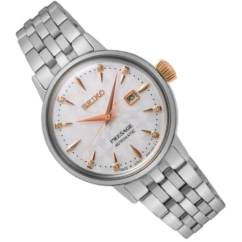 The Watch Boutique Seiko Presage Cocktail Time Clover Club Diamond Twist Watch - SRE009J1