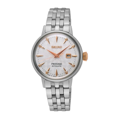 The Watch Boutique Seiko Presage Cocktail Time Clover Club Diamond Twist Watch - SRE009J1