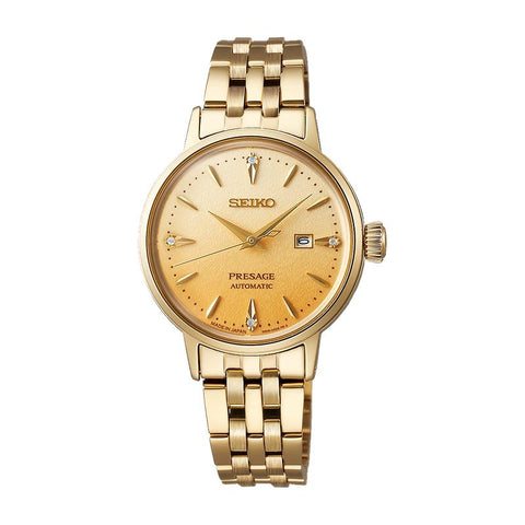 The Watch Boutique Seiko Presage ‘Eggnog’ Diamond‑Set Cocktail Time