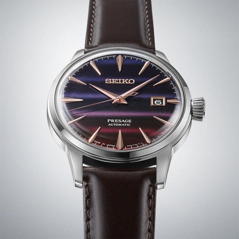 The Watch Boutique Seiko Presage ‘Purple Sunset’ Cocktail Time Limited Edition - SRPK75J1