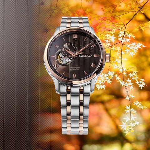 The Watch Boutique Seiko Presage Zen Garden – Kyoto Autumn Leaves Automatic Watch