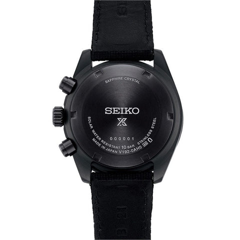 The Watch Boutique Seiko Prospex Black Series Night Vision Solar Speedtimer Chronograph - SSC923P1