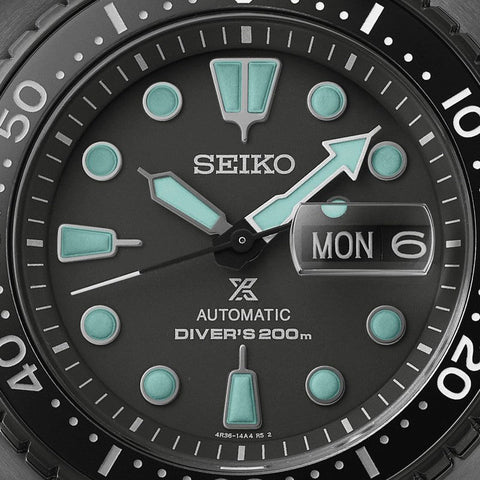 The Watch Boutique Seiko Prospex Black Series Night Vision Turtle Diver - SRPK43K1