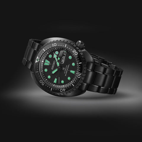 The Watch Boutique Seiko Prospex Black Series ‘Night Vision’ Turtle Diver - SRPK43K1