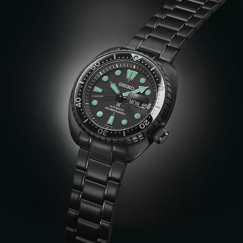 The Watch Boutique Seiko Prospex Black Series Night Vision Turtle Diver - SRPK43K1