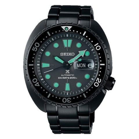 The Watch Boutique Seiko Prospex Black Series Night Vision Turtle Diver - SRPK43K1