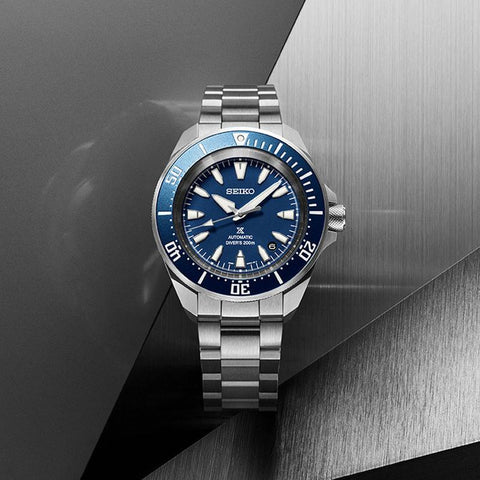 The Watch Boutique Seiko Prospex Cobalt Blue Compact Mechanical Diver Watch