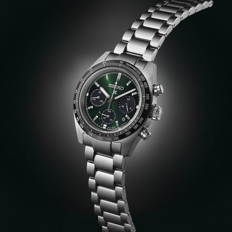 The Watch Boutique Seiko Prospex Deep Green Speedtimer Solar Chronograph - SSC933P1