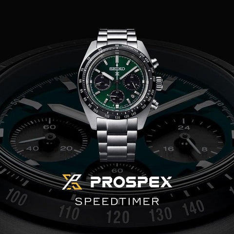 The Watch Boutique Seiko Prospex Deep Green Speedtimer Solar Chronograph - SSC933P1