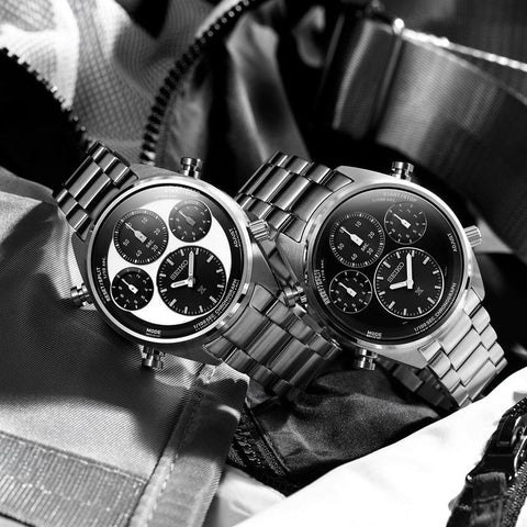 The Watch Boutique Seiko Prospex Panda One Hundredth of a Second Speedtimer Solar Chronograph