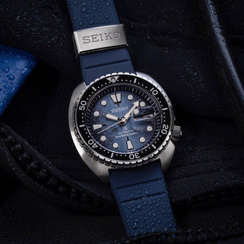The Watch Boutique Seiko Prospex Save The Ocean King Turtle Watch - SRPF77K1