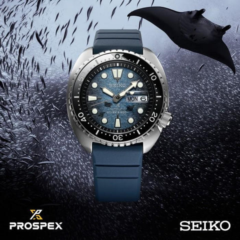 The Watch Boutique Seiko Prospex Save The Ocean King Turtle Watch - SRPF77K1