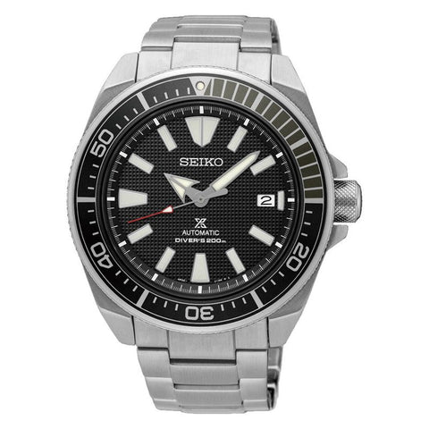 The Watch Boutique Seiko Prospex Sea Black Dial Automatic Watch 200M - SRPF03K1
