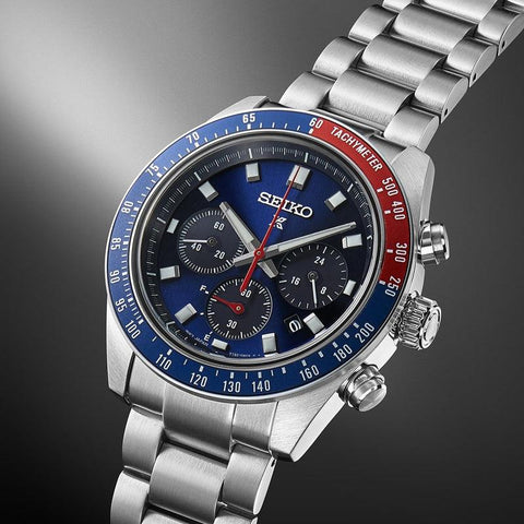 The Watch Boutique Seiko Prospex Speedtimer Go Large Solar Chronograph Watch - SSC913P1
