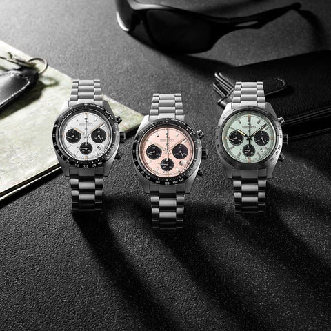 Seiko Prospex Speedtimer Monochrome Solar Chronograph Watch