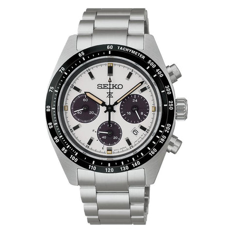 The Watch Boutique Seiko Prospex Speedtimer Monochrome Solar Chronograph Watch