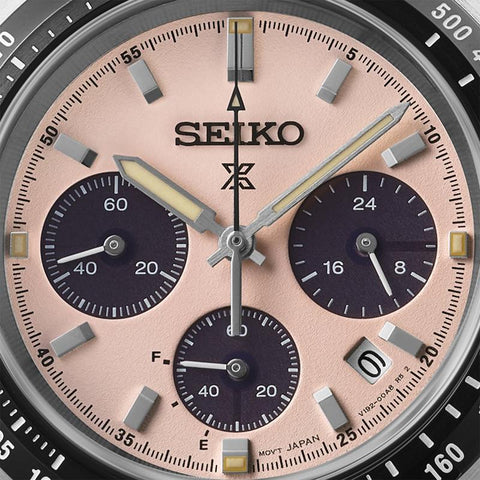 Seiko Prospex Speedtimer Pale Pink Chronograph Watch