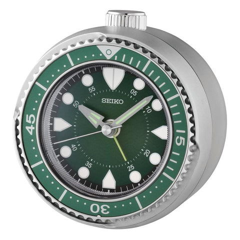 The Watch Boutique Seiko Silver Desk Clock - QHE207AN