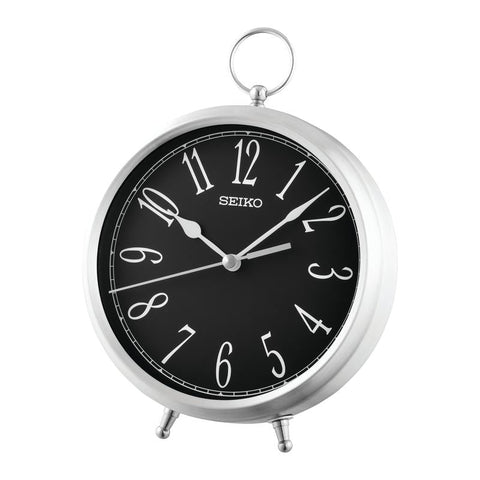 The Watch Boutique Seiko Silver Desk Clock - QXG155AN