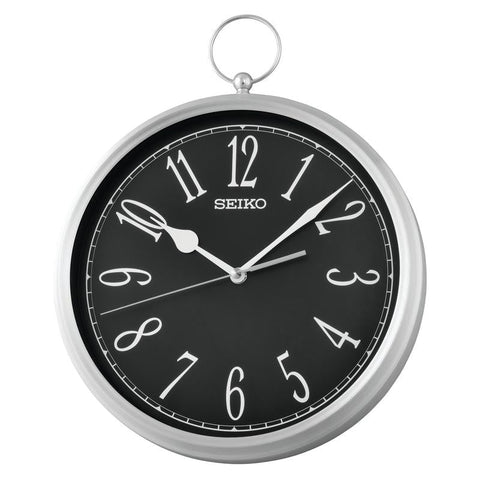 The Watch Boutique Seiko Silver Wall Clock - QXA850AN