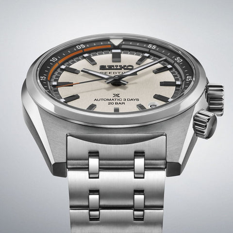 The Watch Boutique Seiko Speedtimer 6R Compact Countdown Grey-White Automatic Dive Watch