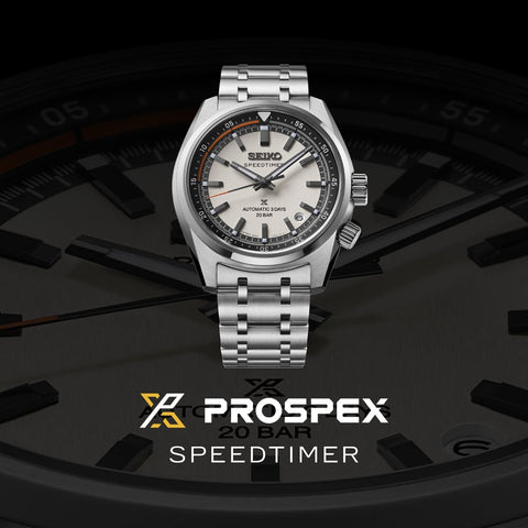 The Watch Boutique Seiko Speedtimer 6R Compact Countdown Grey-White Automatic Dive Watch